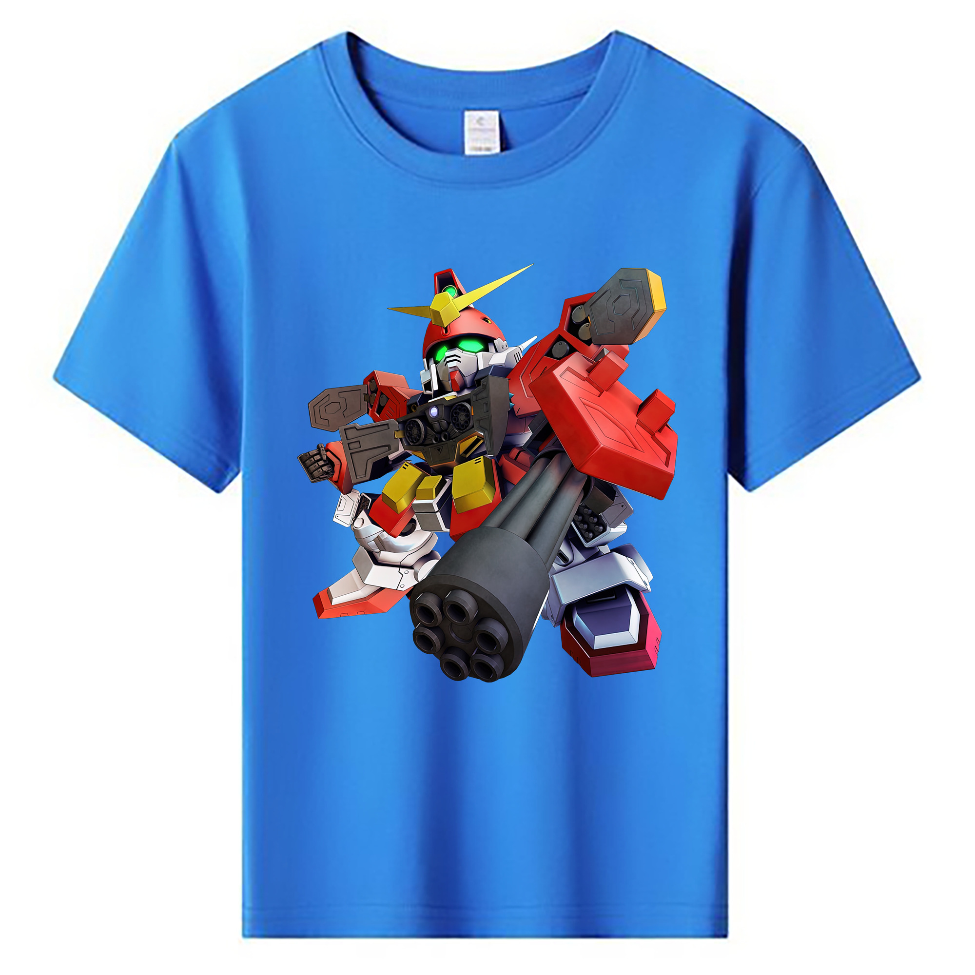 （画像用） 機動戦士ガンダム Mobile Suit Gundam 綿100％キッズTシャツ（フロントプリント）
